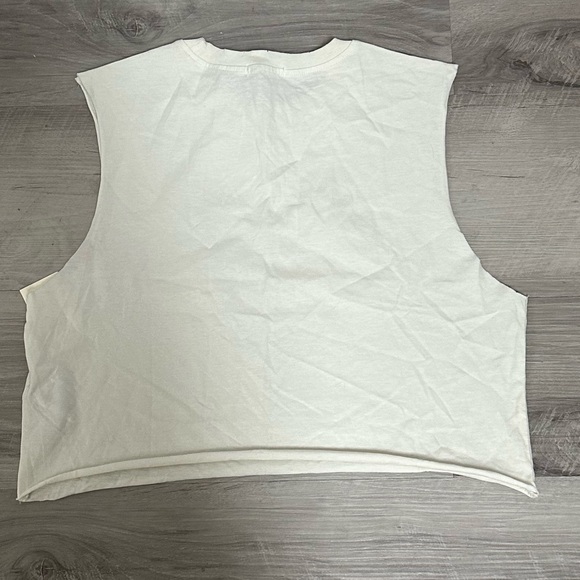 Forever 21 Malibu Muscle Tee Crop Top Small - Picture 2 of 3